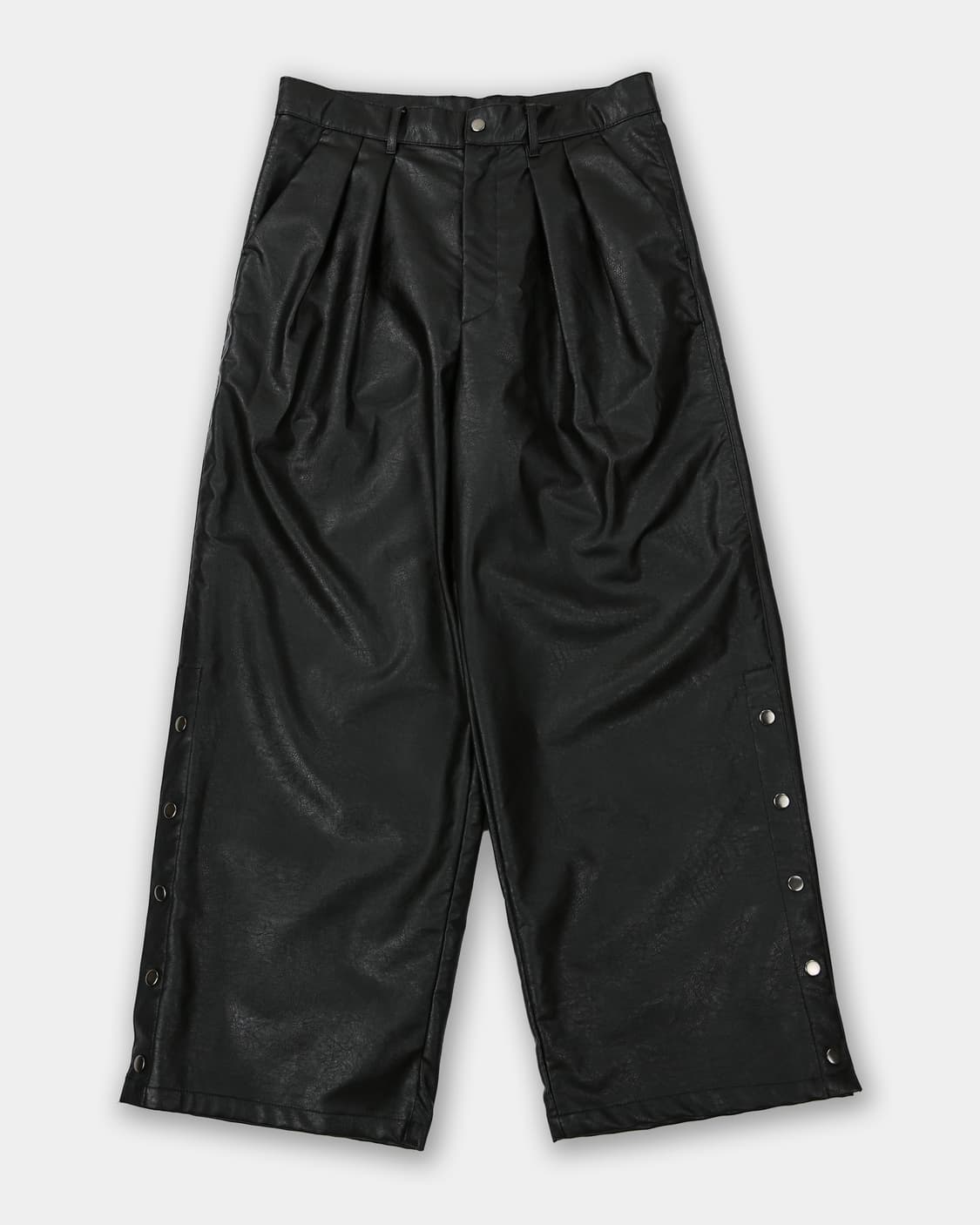 CLEL Multi-silhouette side button pants 상품이미지1