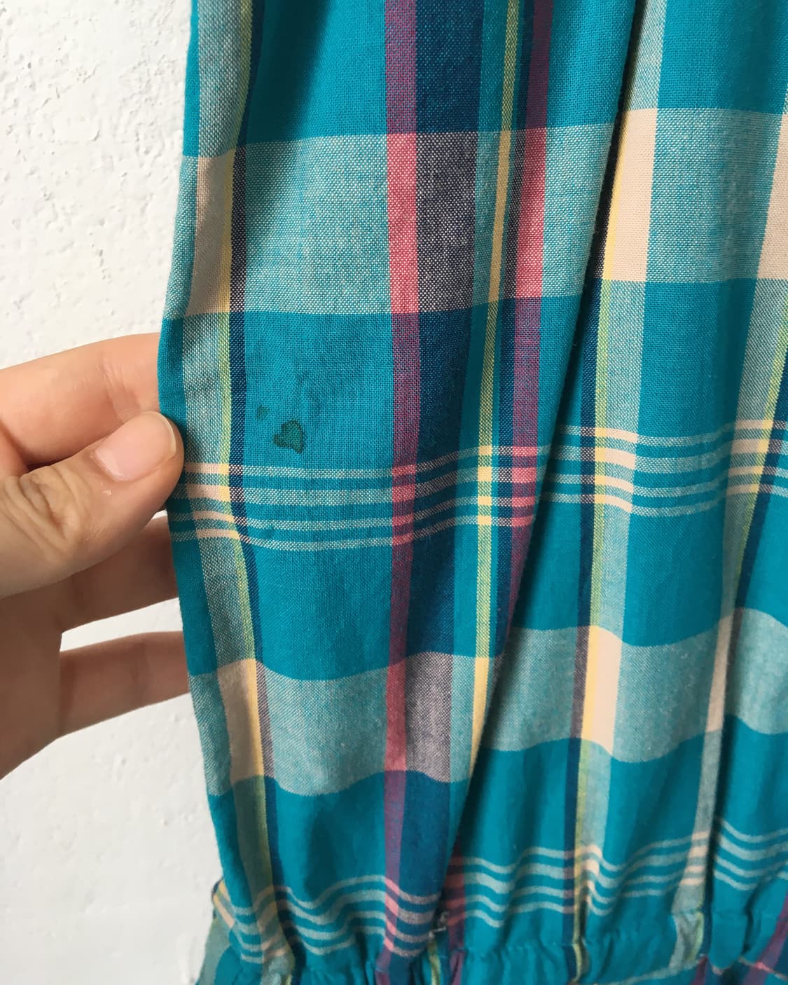 Check pattern short jumpsuit 상품이미지5