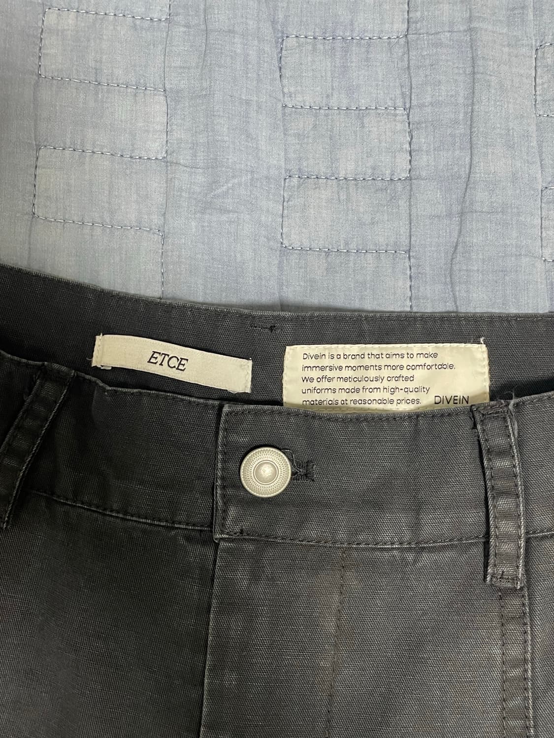 ETCE x 다이브인 Washed Cargo Pants 상품이미지4