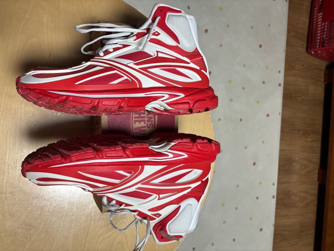 290) 리복 강혁 프리미어 로드 모던 미드 화이트 레드 상품이미지3