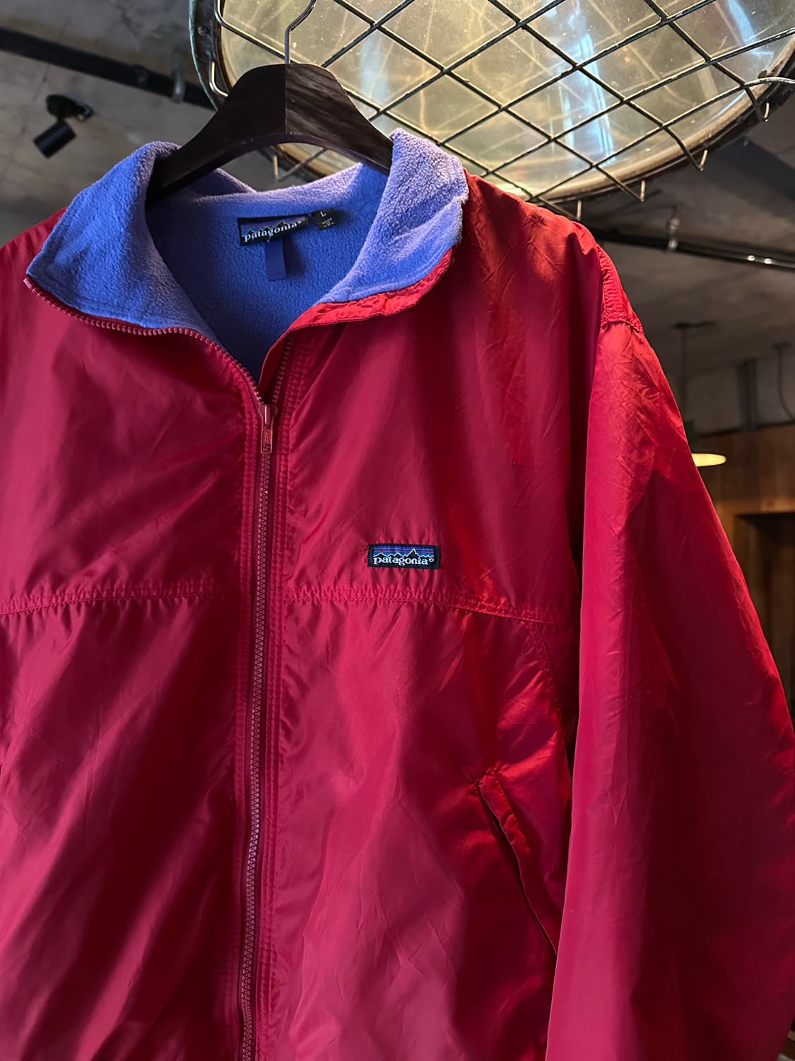 90s USA 빈티지 파티고니아 쉘드 자켓 레드 상품이미지3