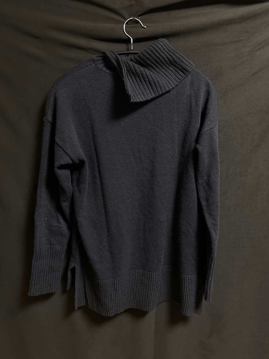 Michael Bastian oblique line zip-up knit 상품이미지5
