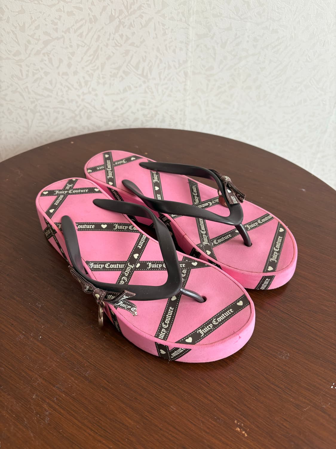 Juicy Couture 핑크 쪼리 플립플랍 상품이미지2