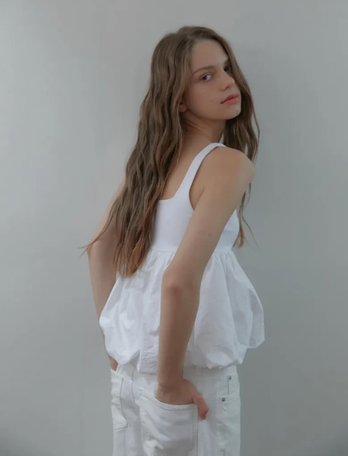 헤더먼트 이브저지탑 화이트 상품이미지4