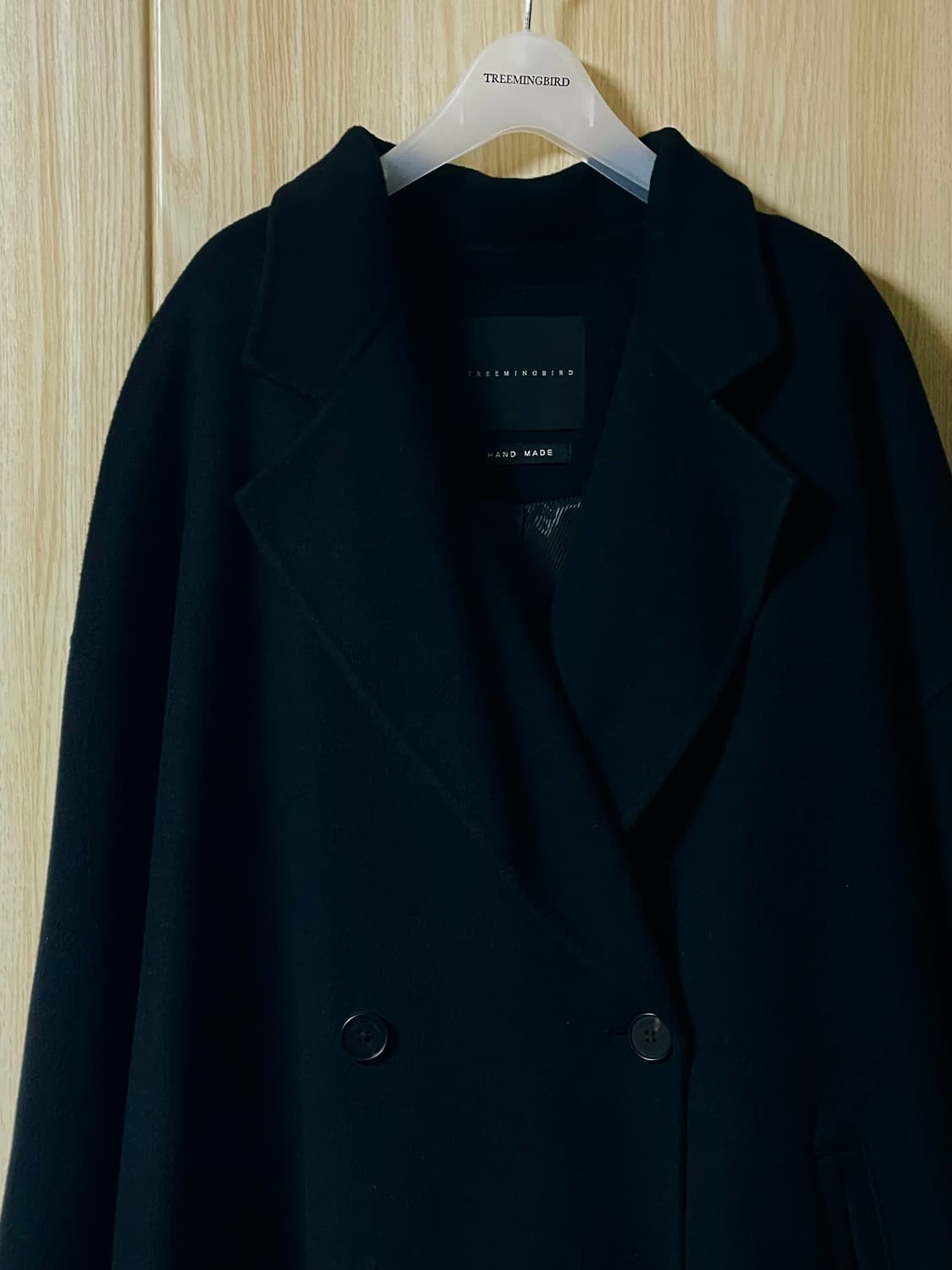 Handmade) Wide Long Coat [ Black ] 상품이미지6
