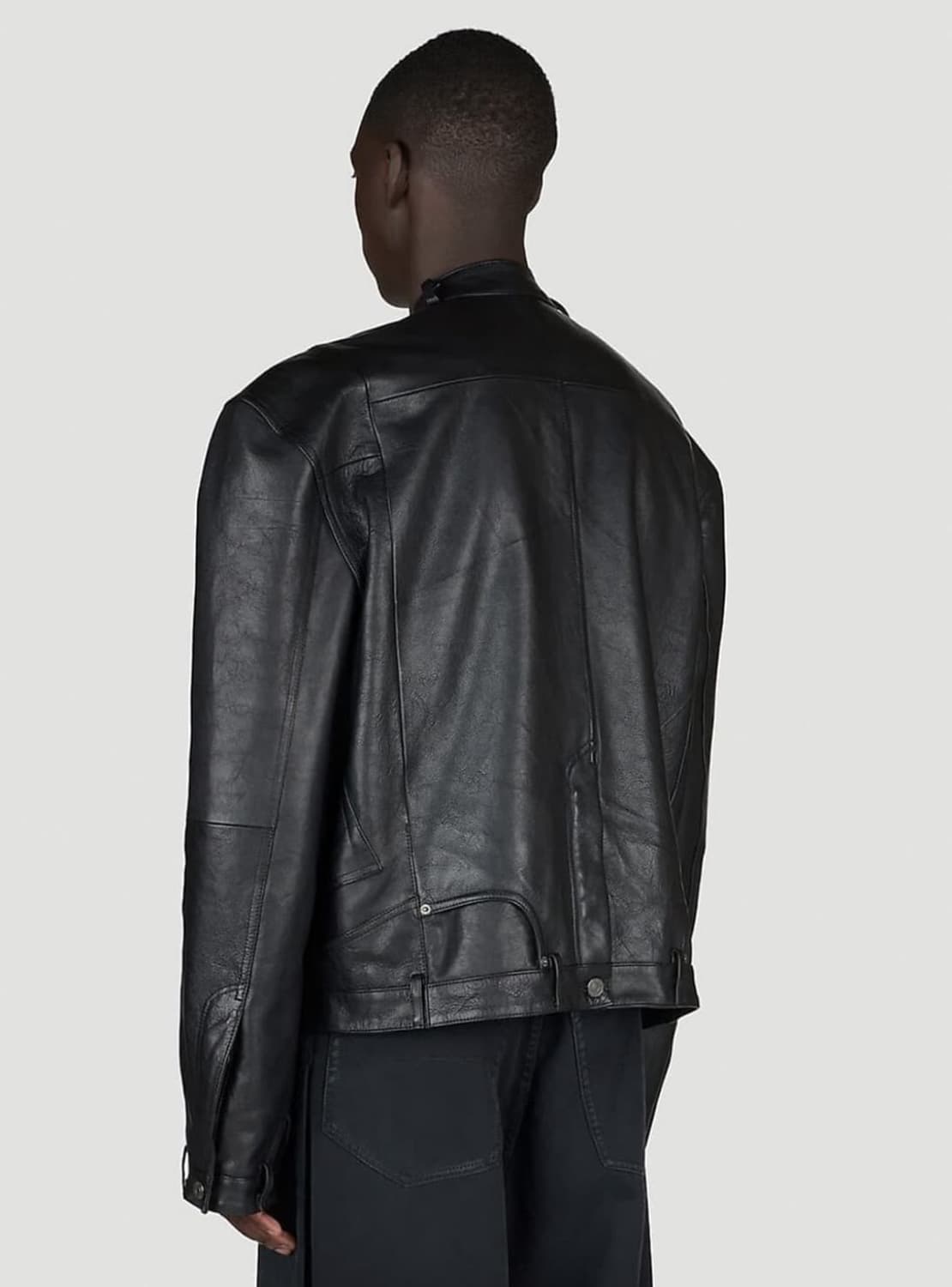 발렌시아가 디컨스트럭티드 레더 자켓 상품이미지5