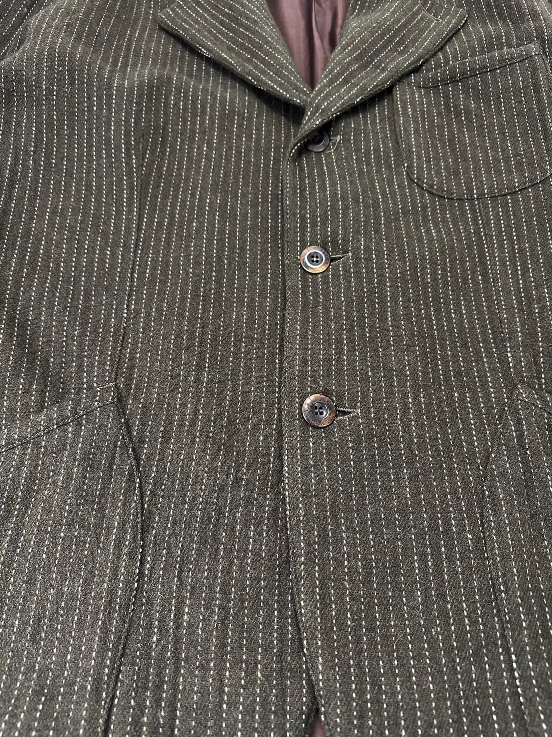 아르마니 진스 핀스트라이프 울 블레이저 상품이미지2