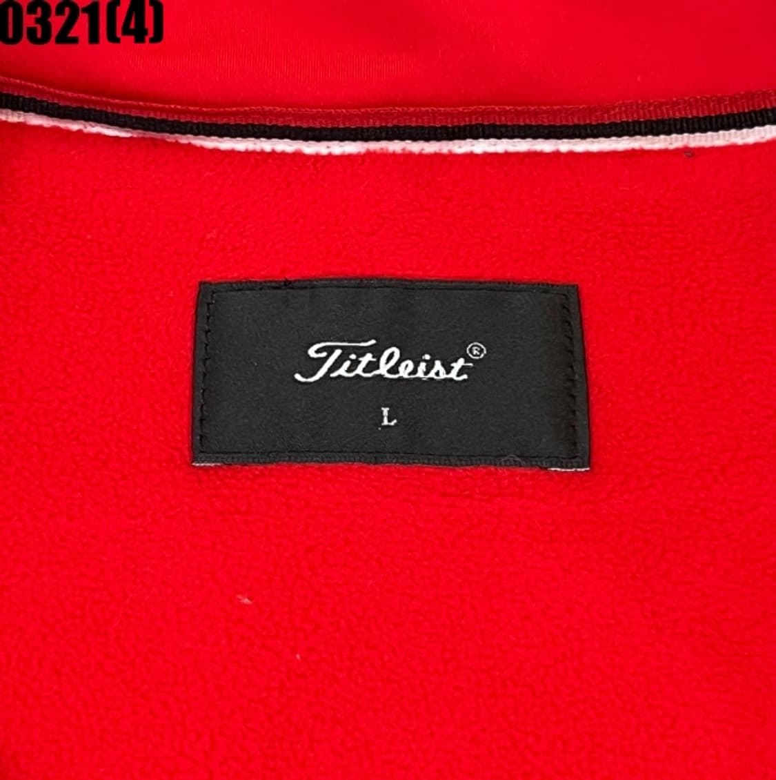L 타이틀리스트 골프웨어 여성 레드 퀼팅 자켓 0321(4) 상품이미지3