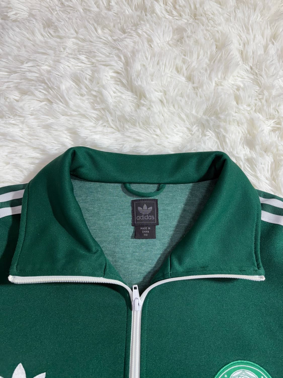 아디다스 팔메이라스 그린 빅로고 트랙탑 상품이미지10