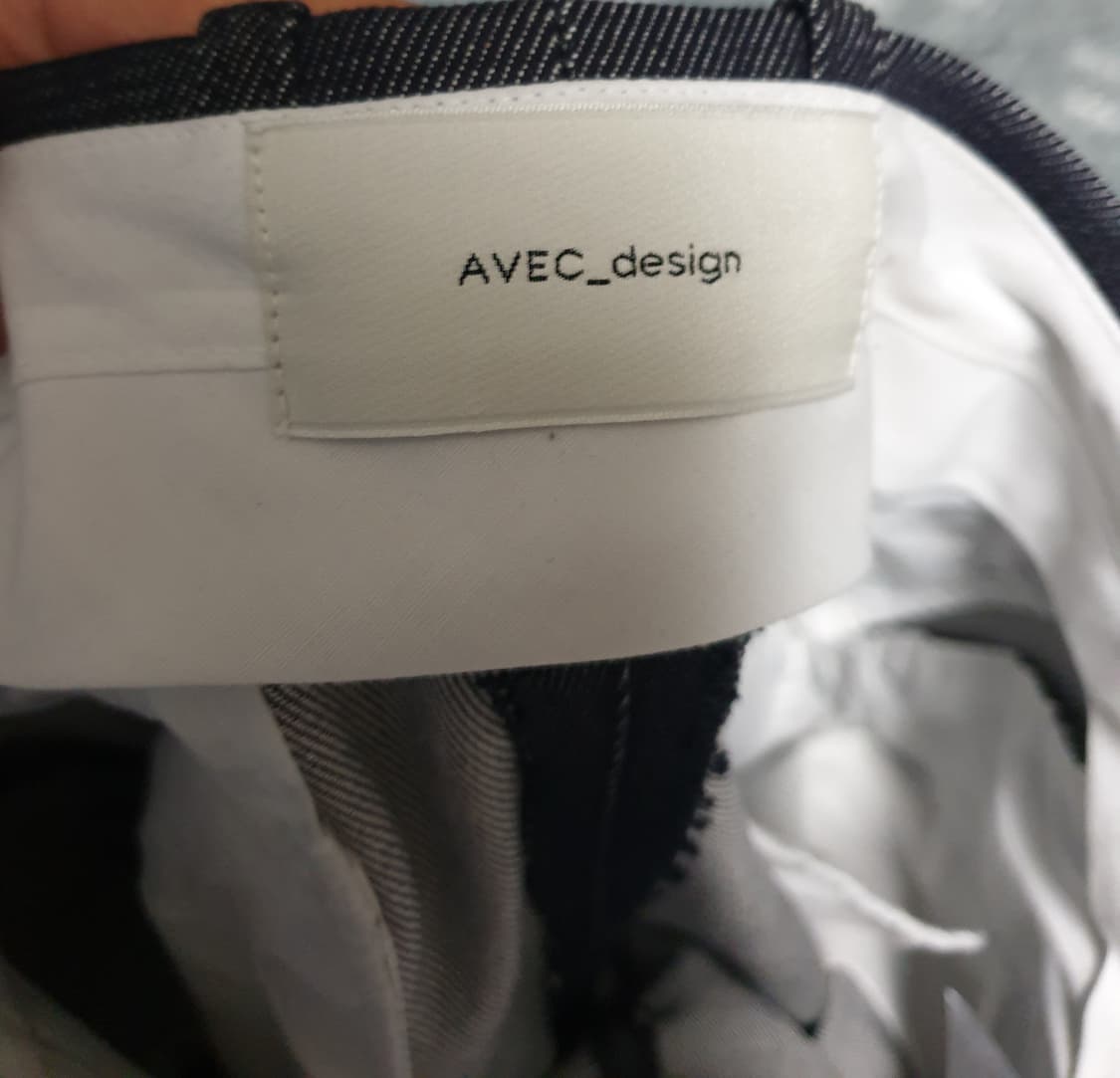 아베크 디자인 투턱 생지 데님팬츠 (M) 상품이미지4