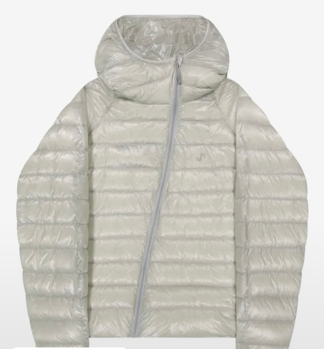 오호스 라이트 다운 후드 자켓 그레이 1사이즈 상품이미지1