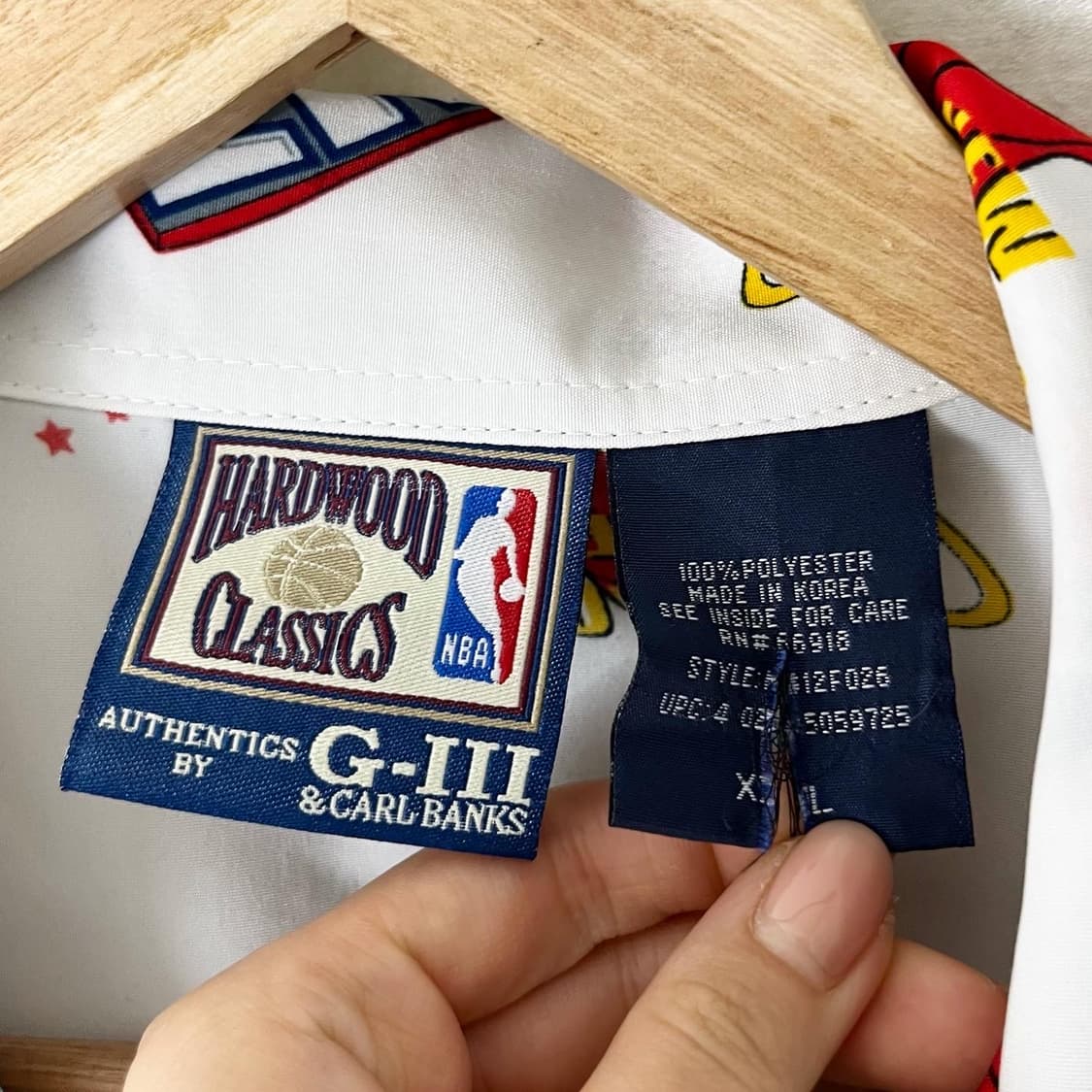 NBA 화이트 베스킷볼 하프 셔츠 상품이미지5