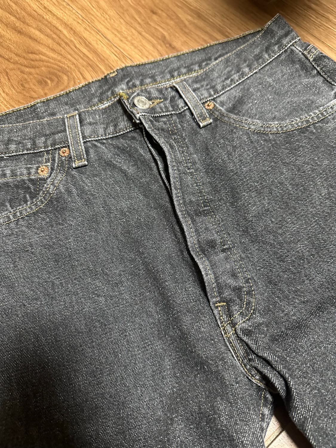 빈티지 리바이스 501 흑청 33 상품이미지4