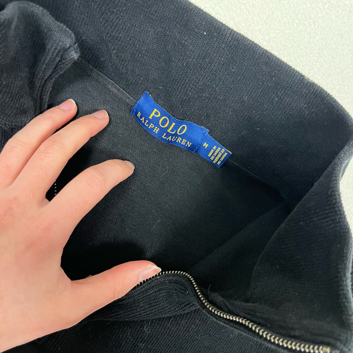 Polo Black Half-zip Knit 상품이미지5