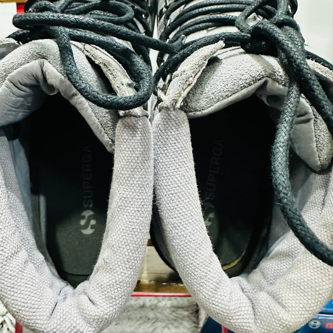 EU43 275) Superga 수페르가 워커 남성 남자 부츠 캔버스 상품이미지8