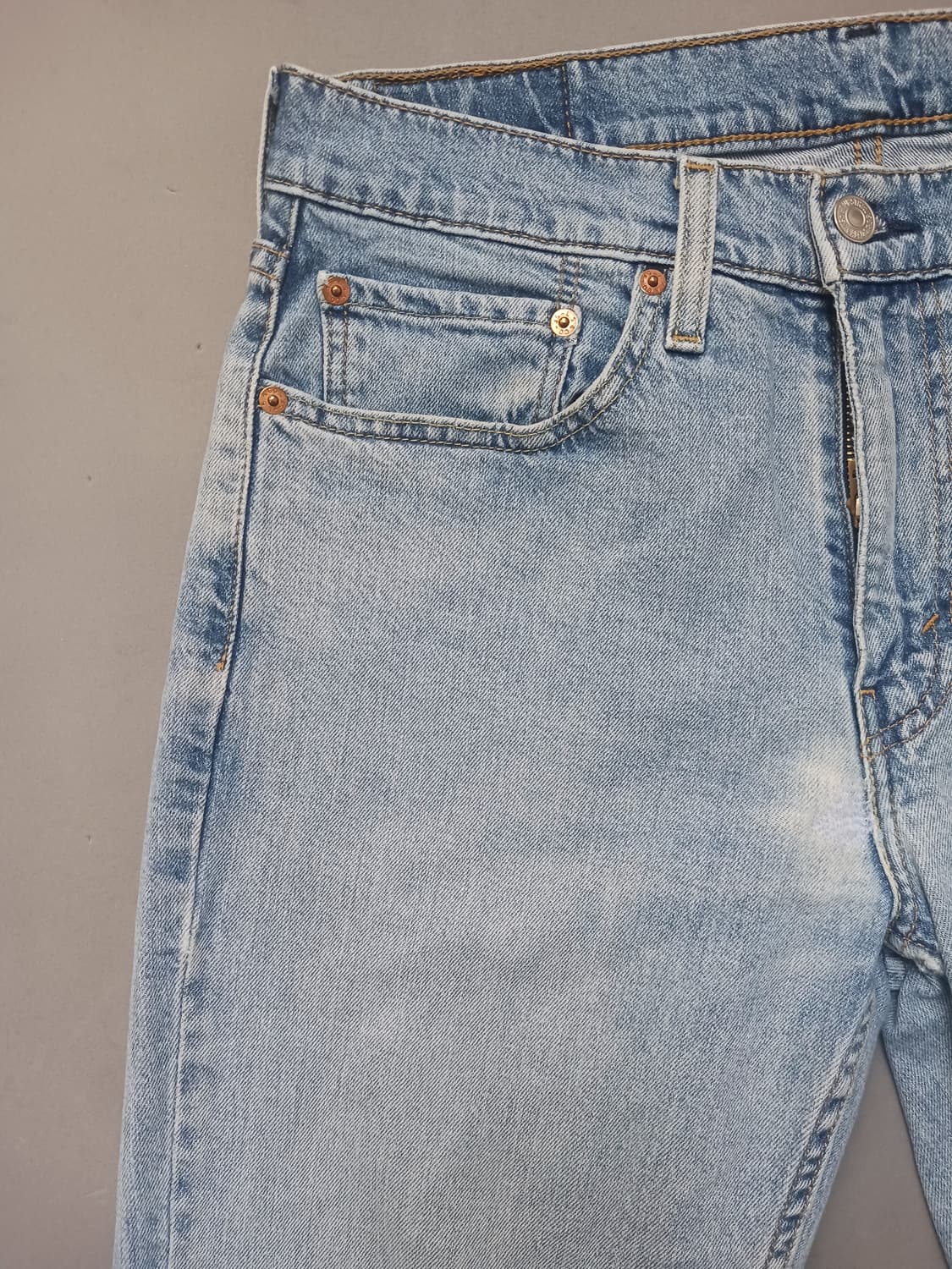 [32] 리바이스 514 연청워싱 슬림 스트레이트진 청바지 상품이미지2