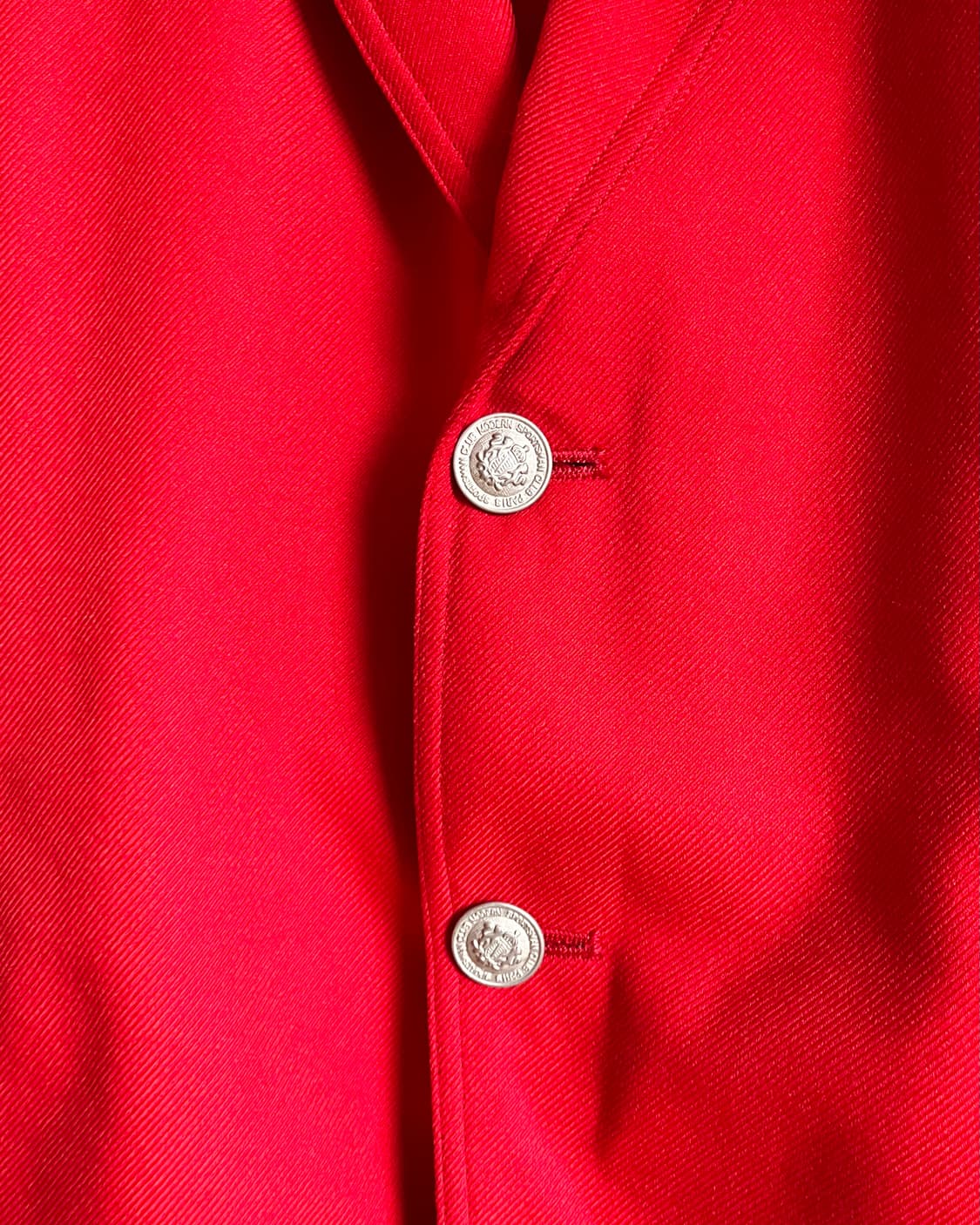 Japanese Vintage Antic Button Red Blazer 상품이미지6