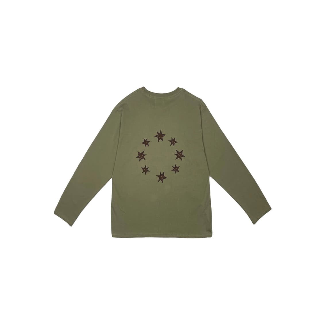 탄산마그네슘 카키 스타 롱슬리브 우먼 상품이미지2