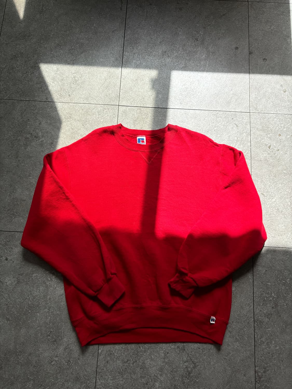 90‘s MADE IN USA 🇺🇸 러셀 맨투맨 레드 상품이미지8