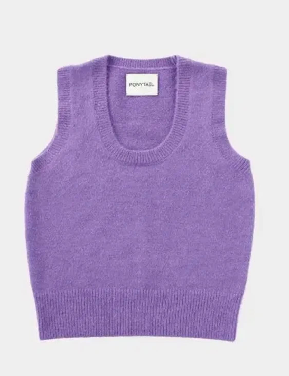 포니테일 베스트 니트 새상품 택달림  상품이미지2