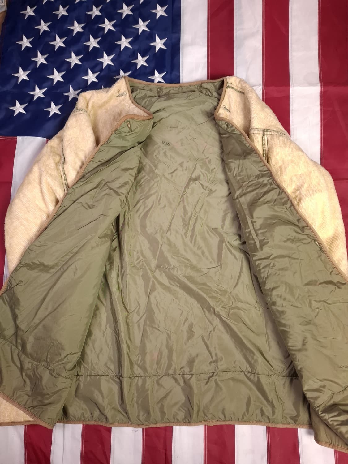 오리지날 미군 M-51 쉘파카 라지 천엽 라이너 상품이미지9