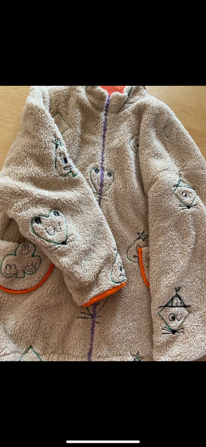 리버서블 자수 플리스자켓 상품이미지2