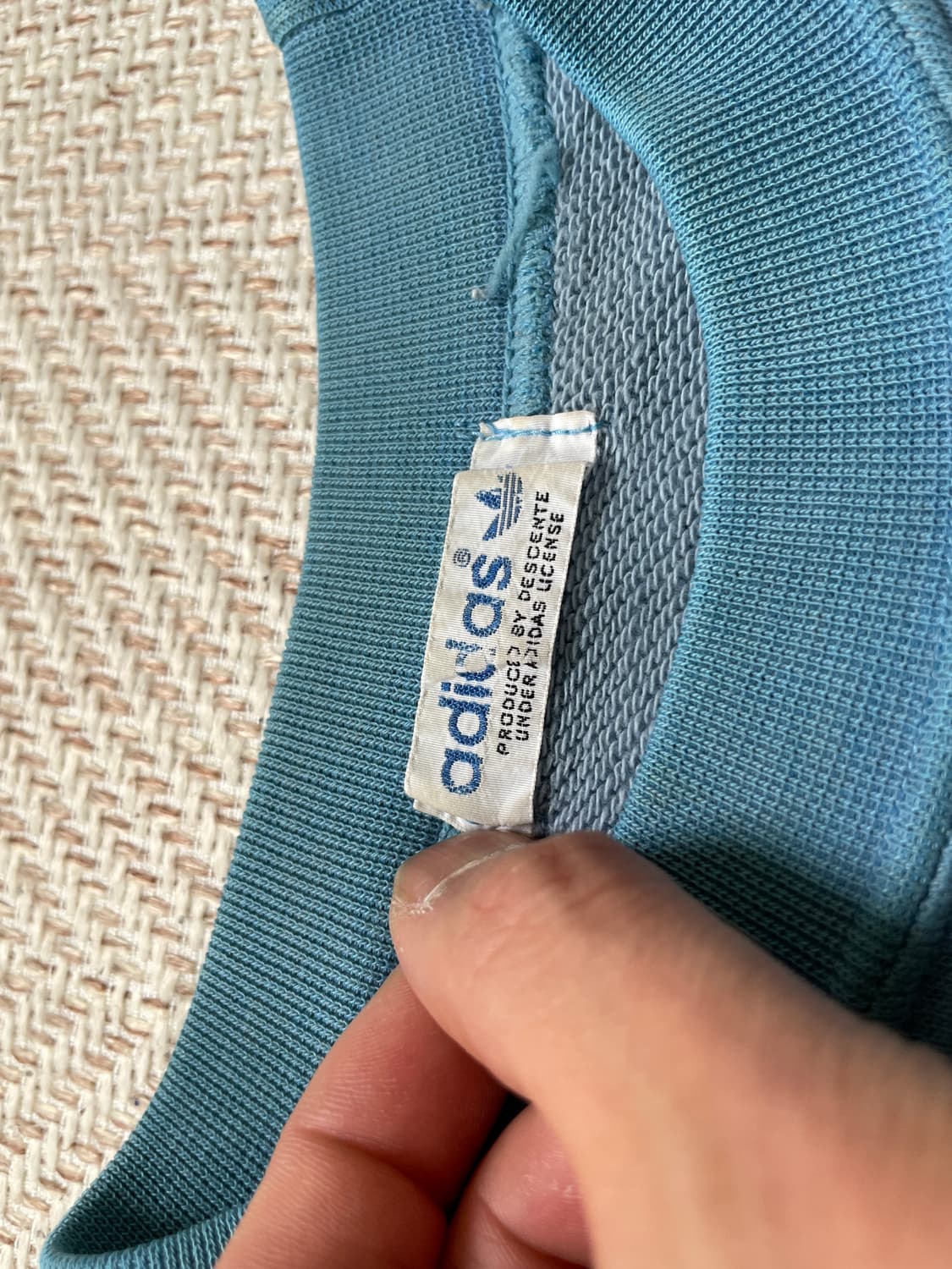 80s  아디다스 x데상트 트레포일 스웻셔츠 J04335 상품이미지5