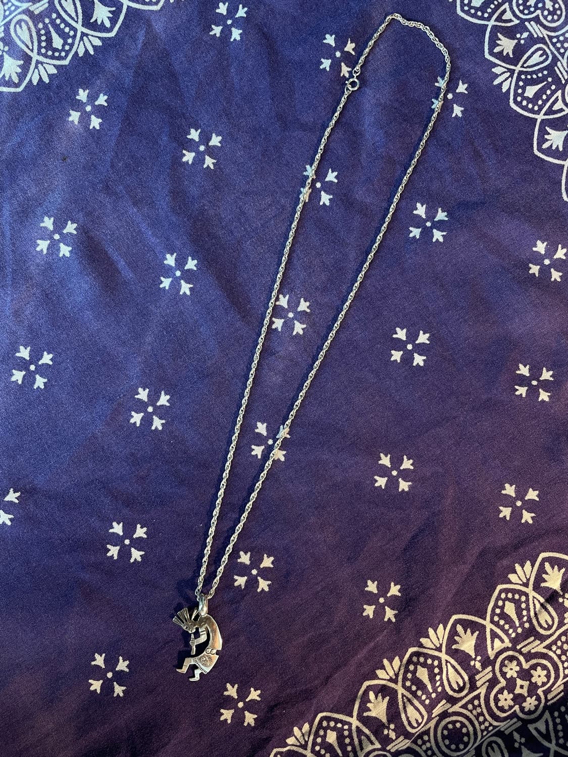 Vintage 925 Silver Kokopelli Necklace 상품이미지3