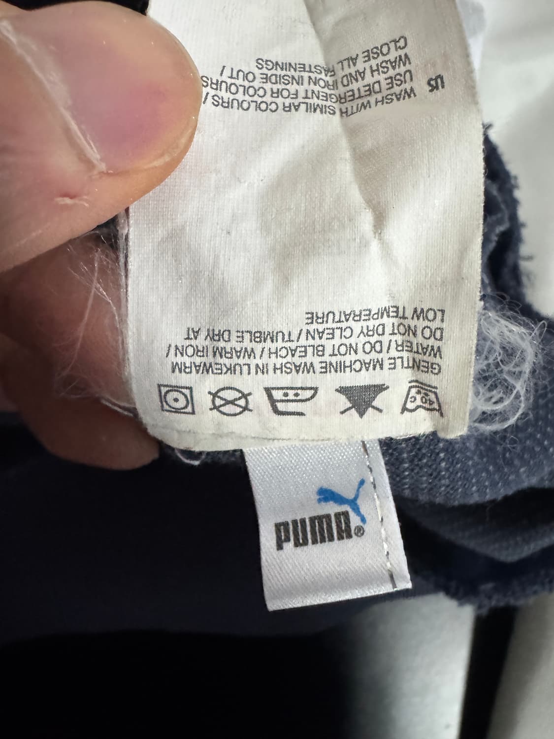 희귀!! 푸마 Puma 올드스쿨 멘헤튼 나그랑 집업 져지 네이비 상품이미지3