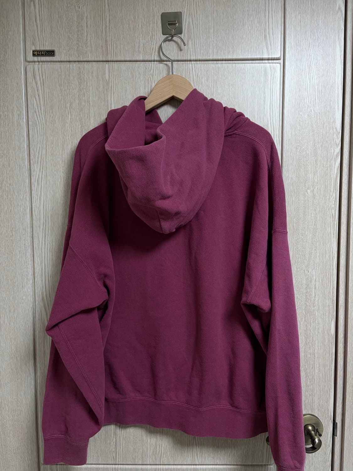 비즈빔 21aw 앰플러스 후드 가먼트다이 버건디 2 상품이미지8