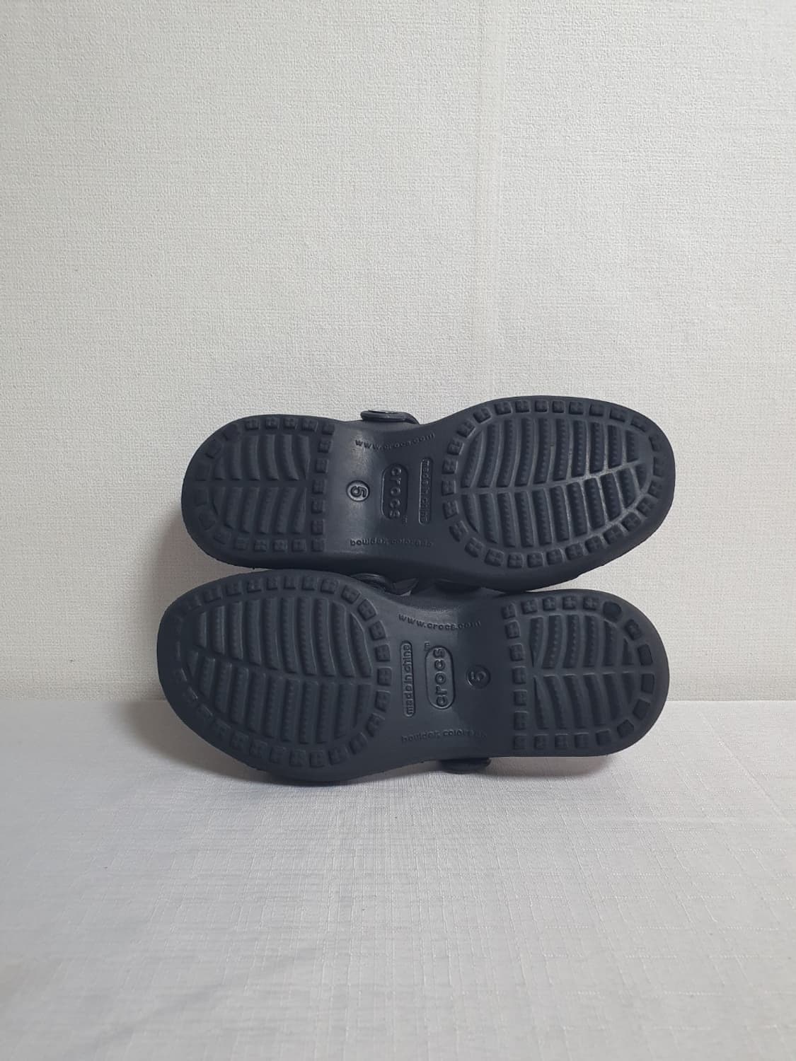 크록스 샌들 클레오 블랙 라벤더 220mm 상품이미지8