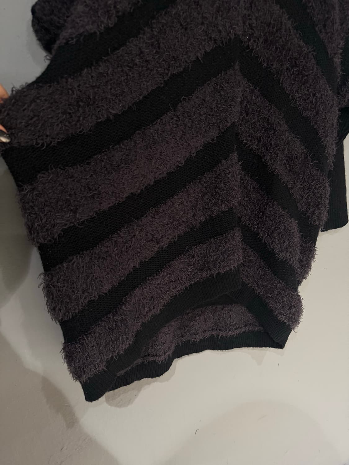 fluffy fur stripe pattern ops 상품이미지8