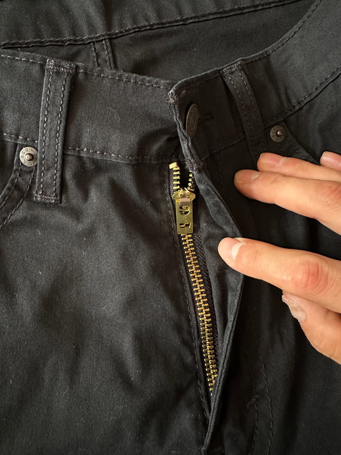 Levi’s 505 Black Cotton Pants 상품이미지5
