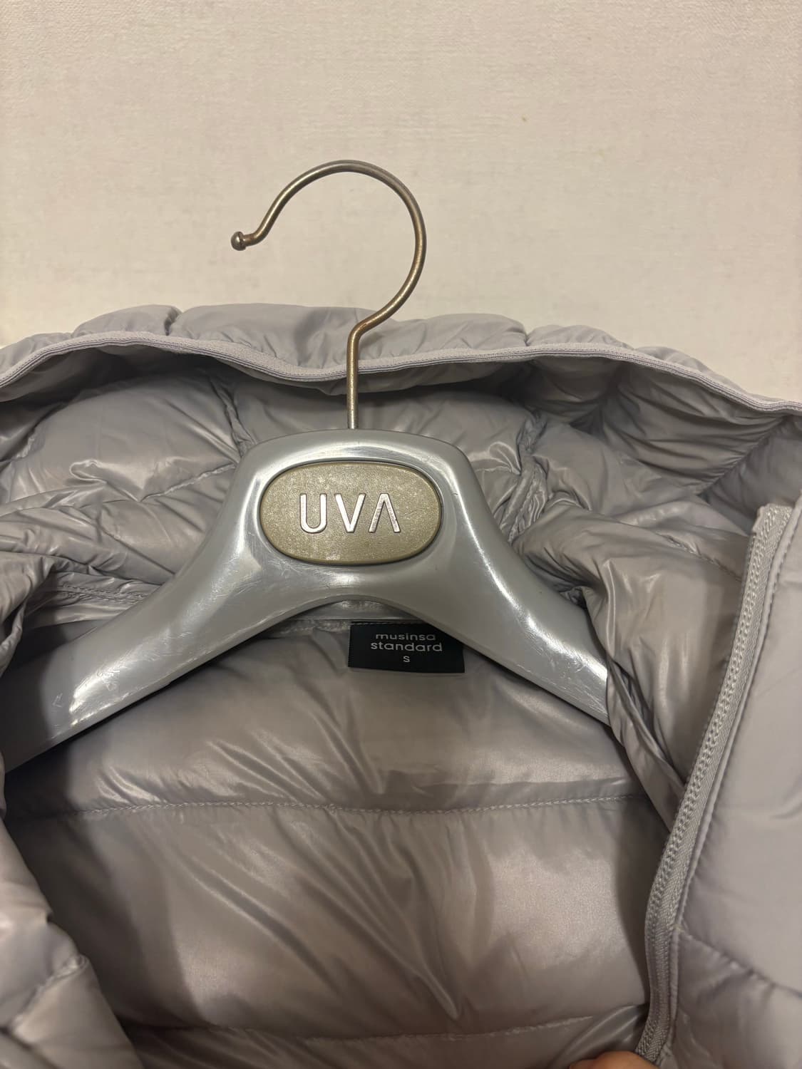 무신사 시티 레저 후디드 라이트 다운재킷 라이트 그레이 S 상품이미지5