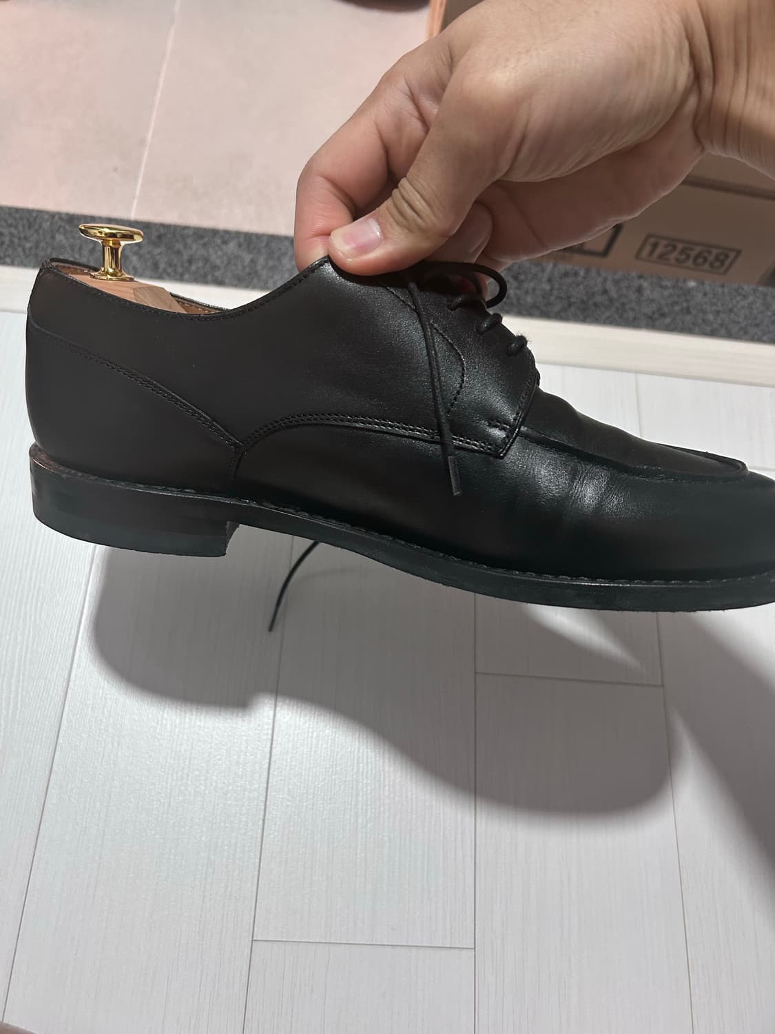 버윅 4477 유팁 더비 블랙 (uk8, 270) 상품이미지4