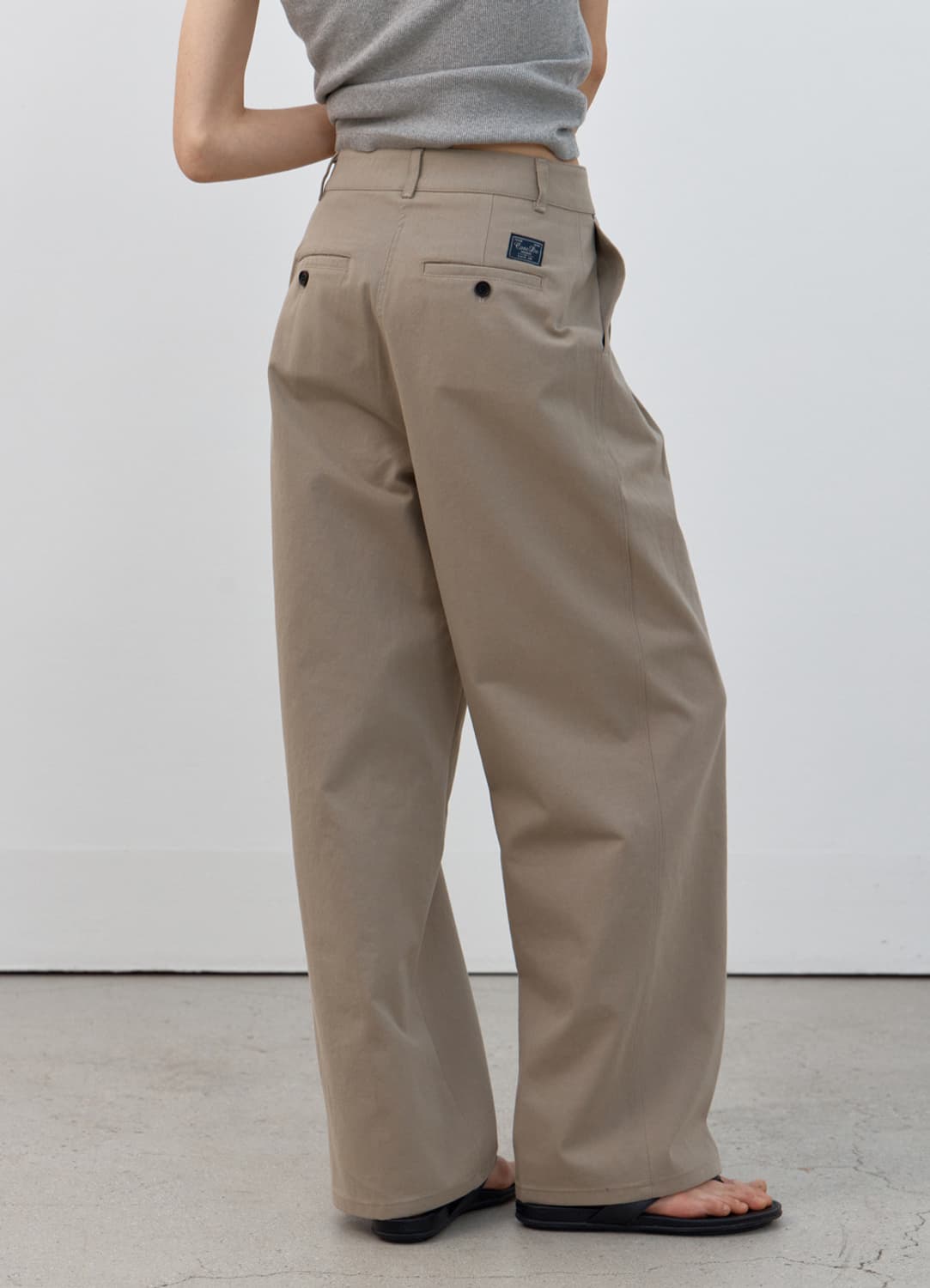 코어드 클래식 코튼 슬랙스 상품이미지1