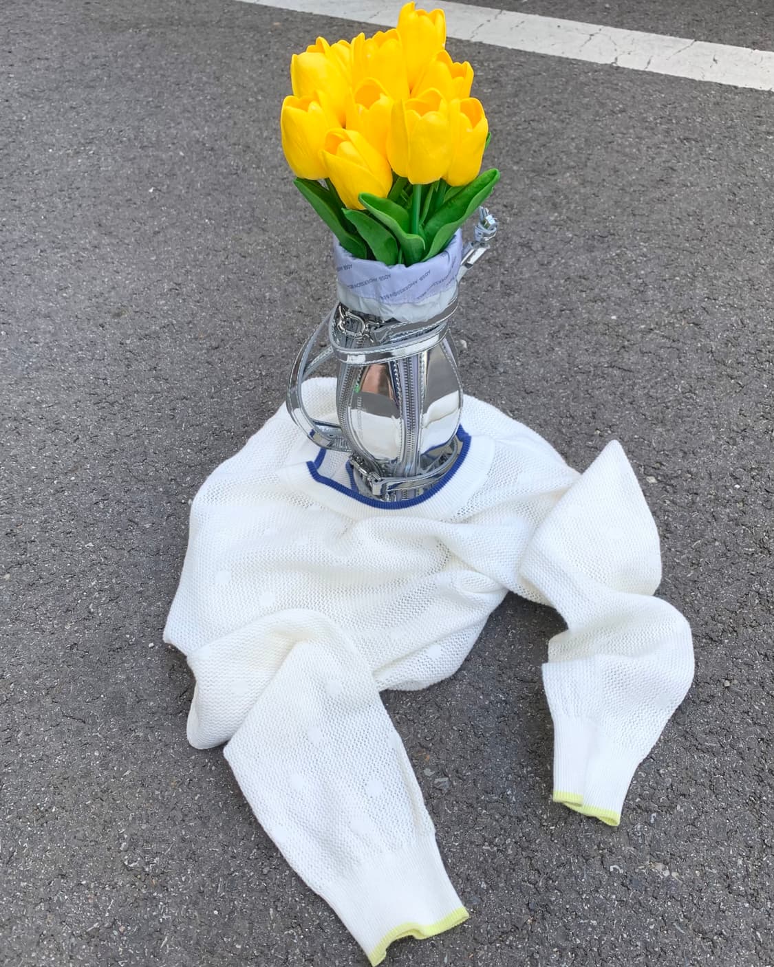 앤더슨벨 바소 백 (silver) 상품이미지3