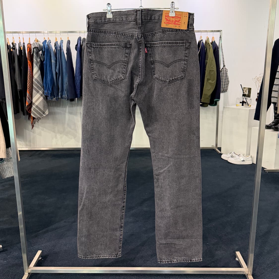 [34] 리바이스 501 블랙진 데님 청바지 상품이미지1