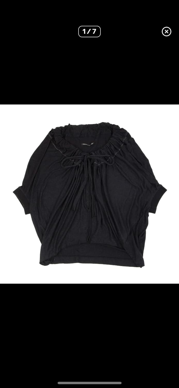 Yohji yamamoto top, 셔링 튜닉 상품이미지1