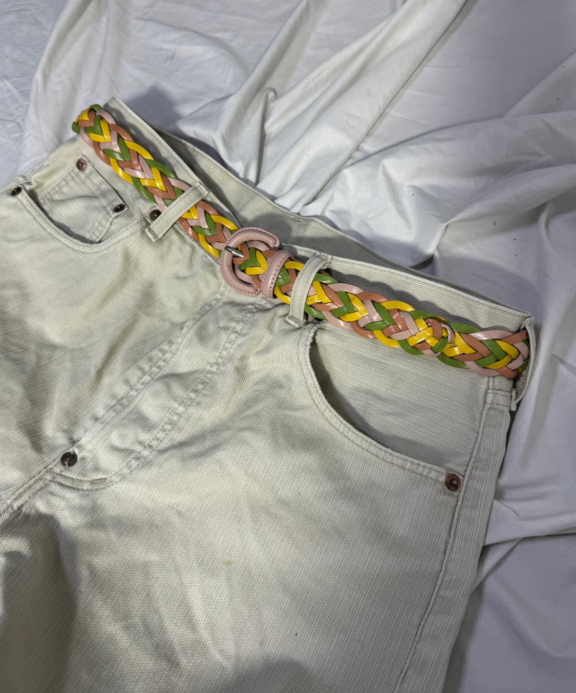 빈티지 위빙 벨트 상품이미지2