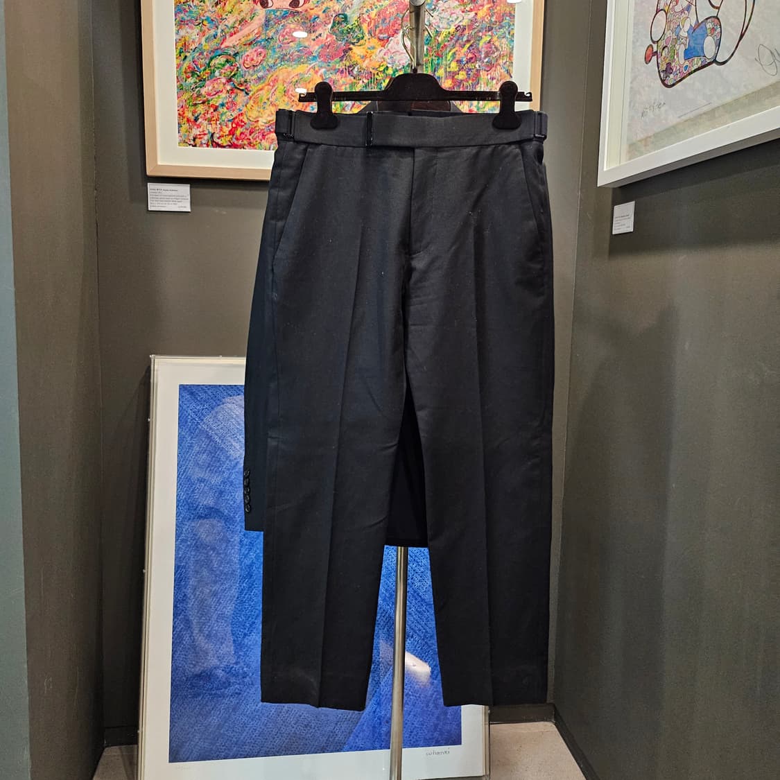 톰포드 아티쿠스 메탈 탭 투피스 블랙 수트셋업 상품이미지5