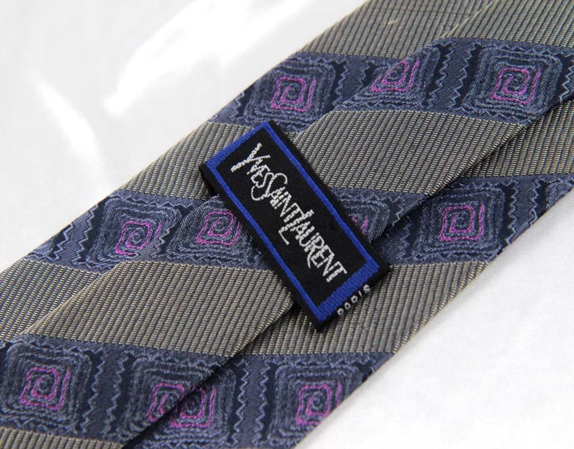 입생로랑 8.4cm A등급 남자 명품 넥타이 상품이미지3