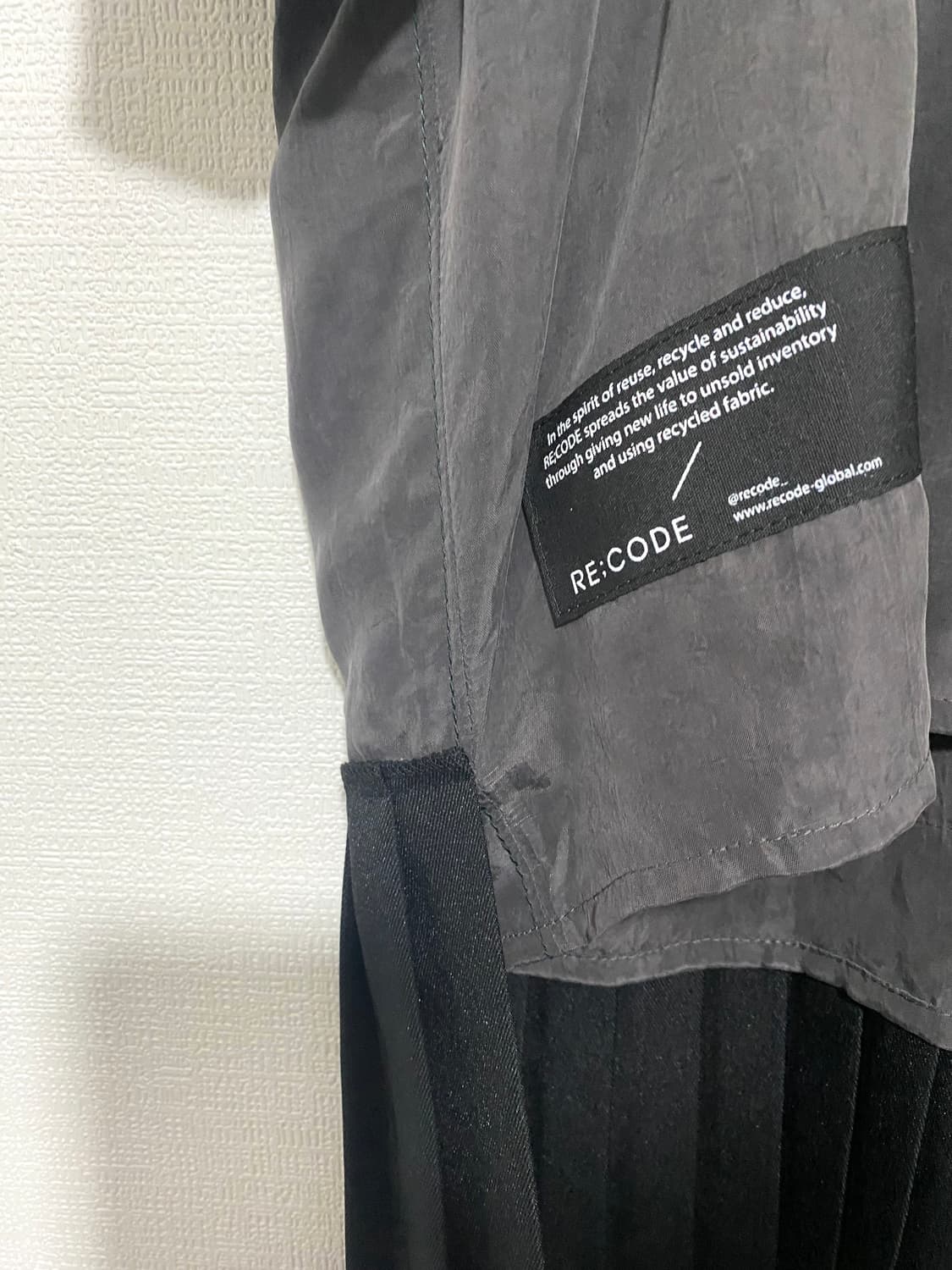 래코드 오픈 카라 플리츠 셔츠 22SS  상품이미지7