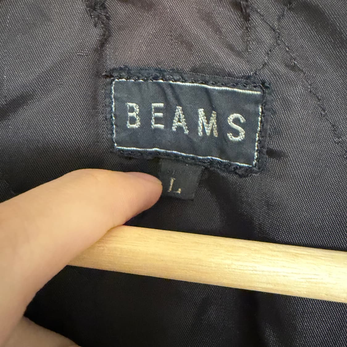 90s 올드 빔즈 Beams 아카이브 빈티지 레더 카코트 자켓 L 상품이미지6