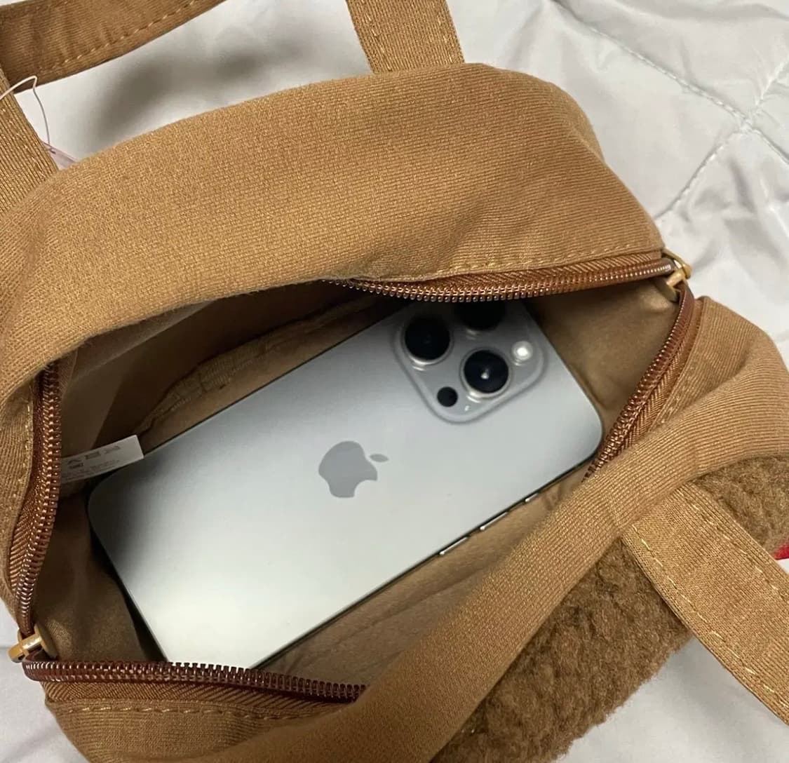 몬치치 스웨이드 얼굴 페이스 가방 상품이미지9