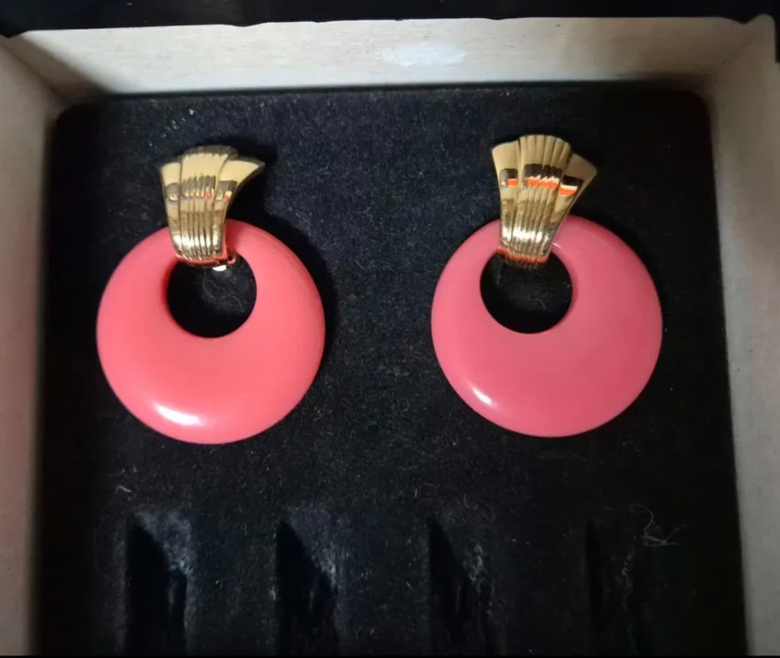 vintage )빈티지 1980년대 KJL 인터체인저블 귀걸이 상품이미지2