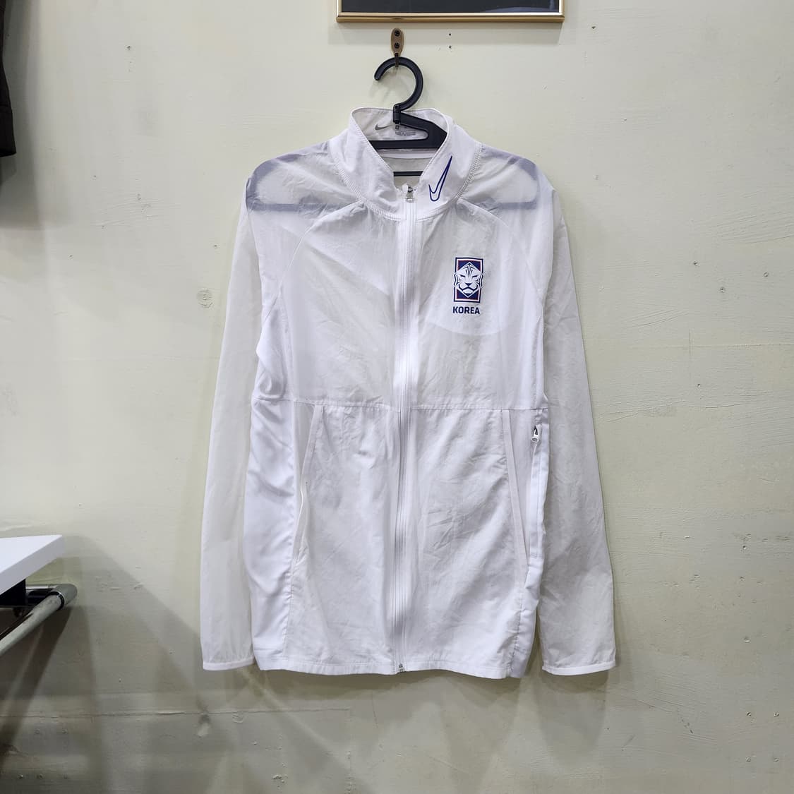 나이키 KOREA 국가대표 화이트 윈드브레이커 자켓 상품이미지1