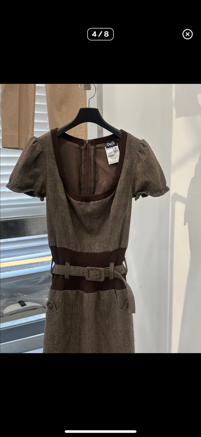 Dolce & Gabbana 울 글렌체크 원피스 상품이미지4