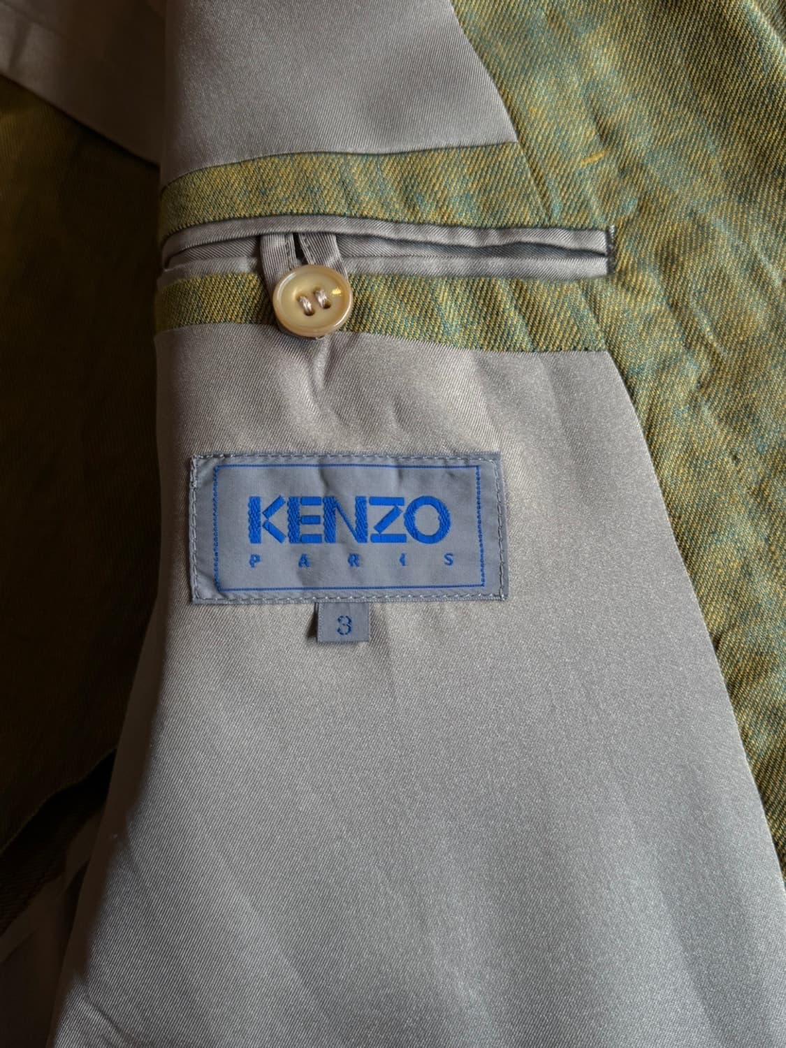 KENZO 겐조 건클럽 체크 자켓 105 상품이미지3