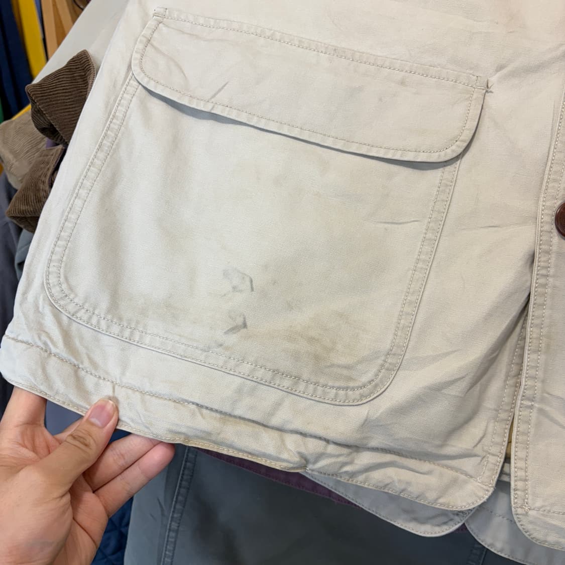 L.L.bean 엘엘빈 아이보리 헌팅 자켓 상품이미지10